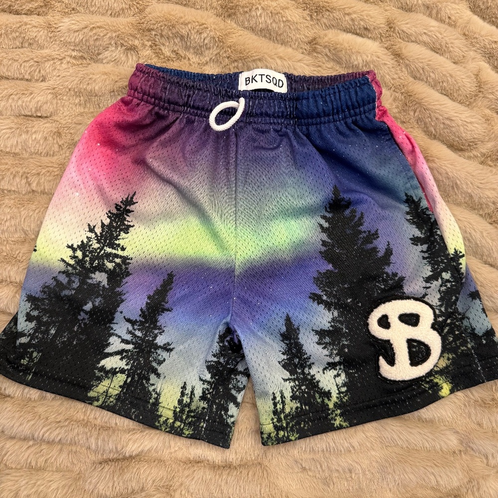 BUCKETSQUAD Forest Sky Youth Shorts